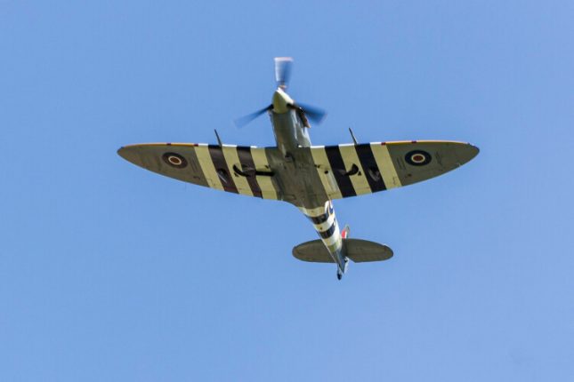 a plane in the sky for Wakefield Armed Forces Day