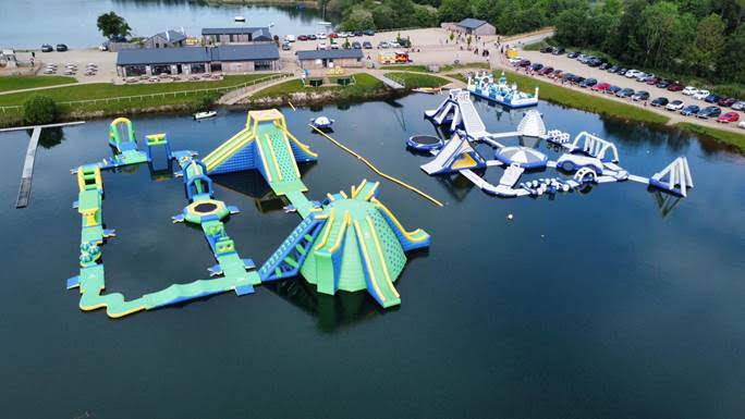 new obstacles at North Yorkshire Water Park