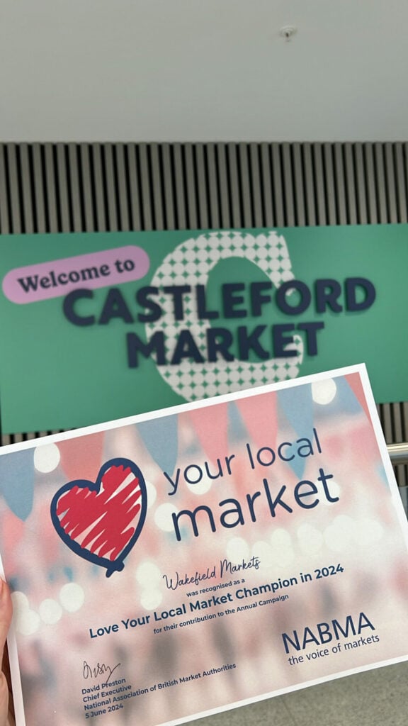 Image name castelfrd market the 1 image from the post Love Your Local Market Champion Title For Wakefield Council in Yorkshire.com.